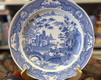 The Engravers Archive Collection Gothic Castle 10.5" Vintage Plate by Spode Made in England