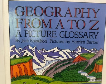 Geografie van A tot Z: geïllustreerd kinderboek, 1e editie 1988