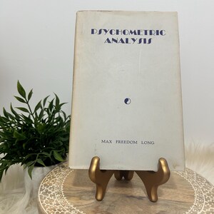 Psychometric Analysis by Max Freedom Long Hardcover 1959