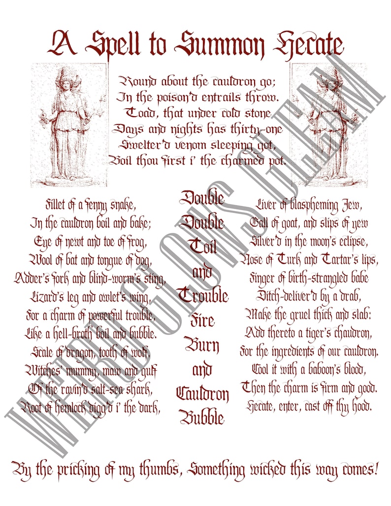 Hocus Pocus Spell Book Pages Volume 2 - Etsy