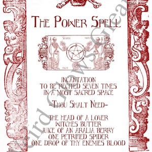 Hocus Pocus 2 Inspired Printable Spell Book Pages
