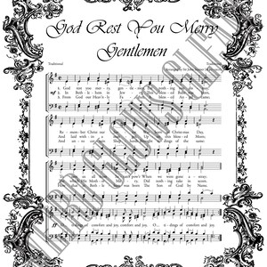 Printable Christmas Carol Book - Etsy