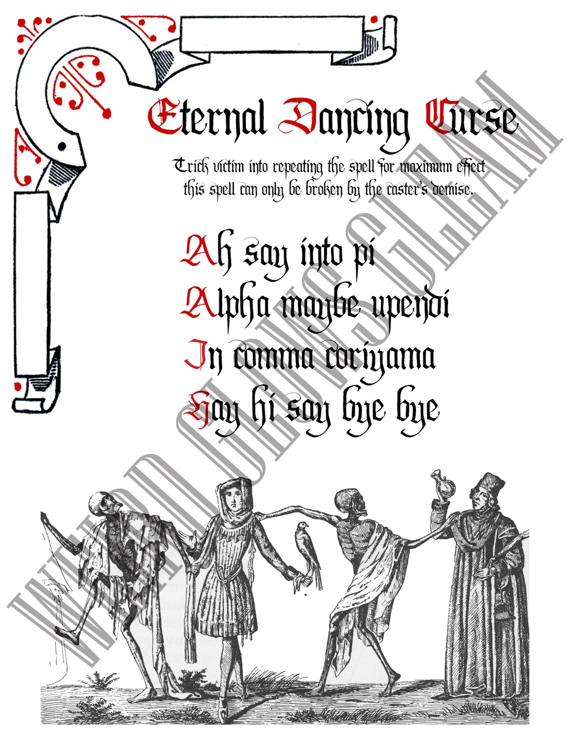 Hocus Pocus Spell Book Pages Volume 1 - Etsy
