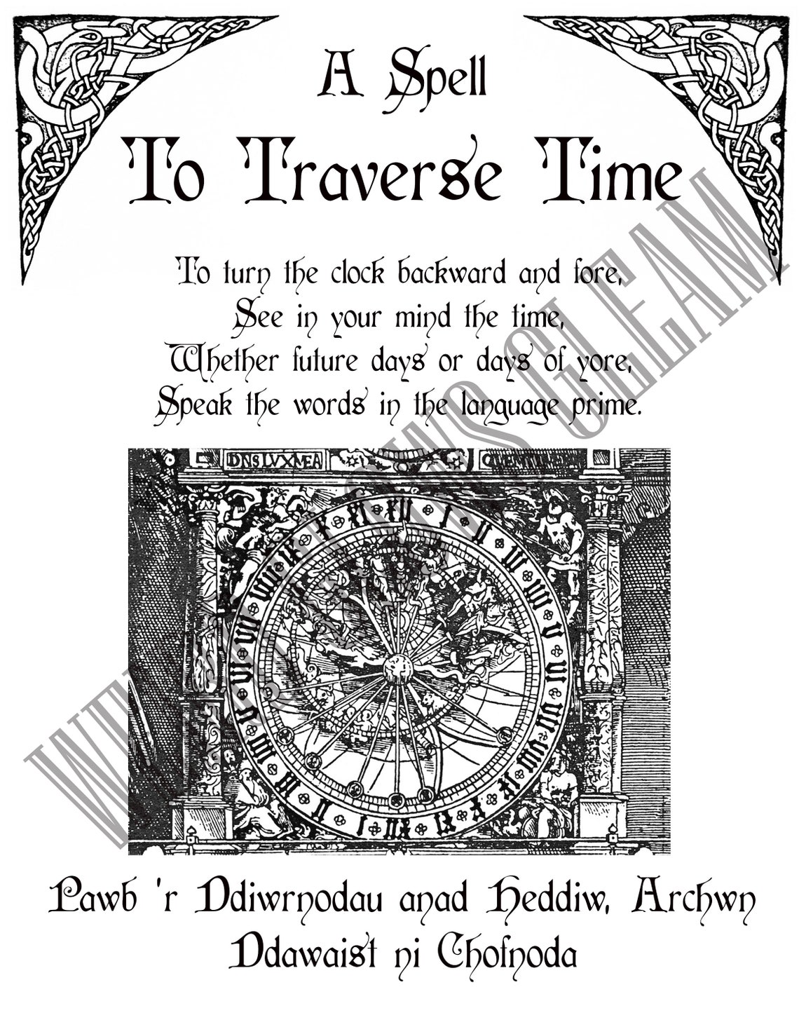 Halloweentown Inspired Spell Book Pages. Etsy