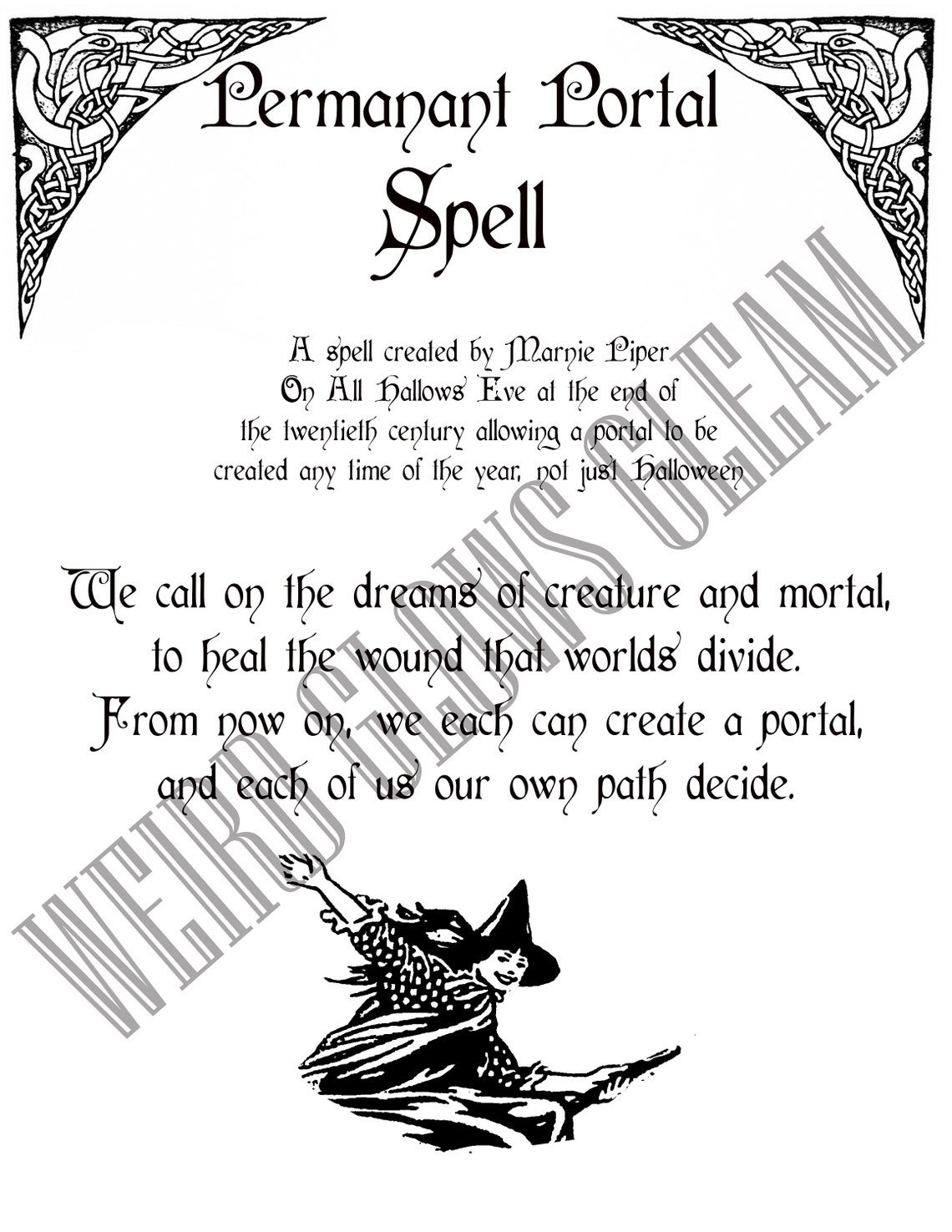 Halloweentown Inspired Spell Book pages. Etsy