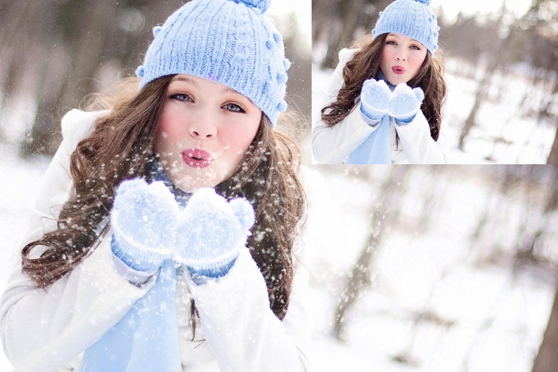 DIGITAL Blowing Snow Overlay for Photographers, Photography Etsy