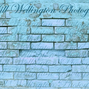 Digital Brick Wall, light blue, blue, for photographers, photography, backdrop, background