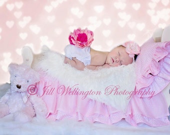 DIGITAL Background for baby, child, infant, newborn kid photo photography prop for photographers: Newborn Princess Bed
