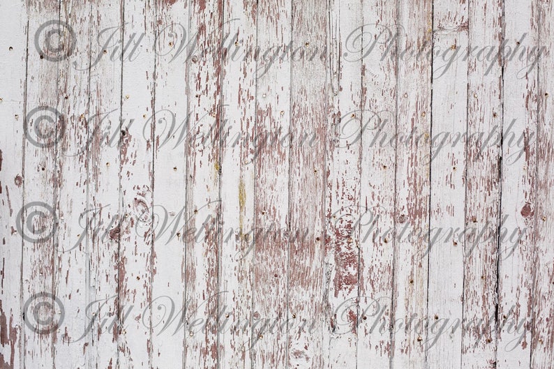 White DIGITAL Barn Wood wall background backdrop for photography image 1