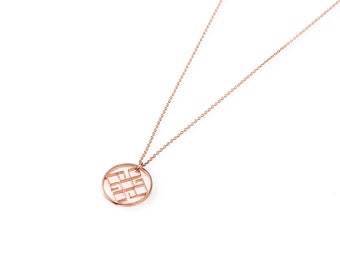 Geometric Necklace · ROSE GOLD PENDANT · Gold Coin Necklace