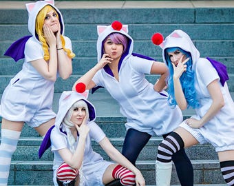 Final Fantasy XIV Moogle Inspired Bloomerumi Kigurumi | MTO