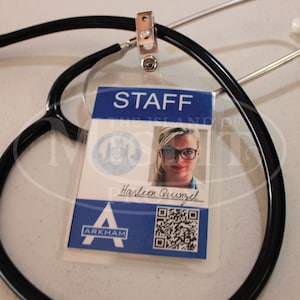 Dr. Harleen Quinzel Arkham Asylum ID Badge