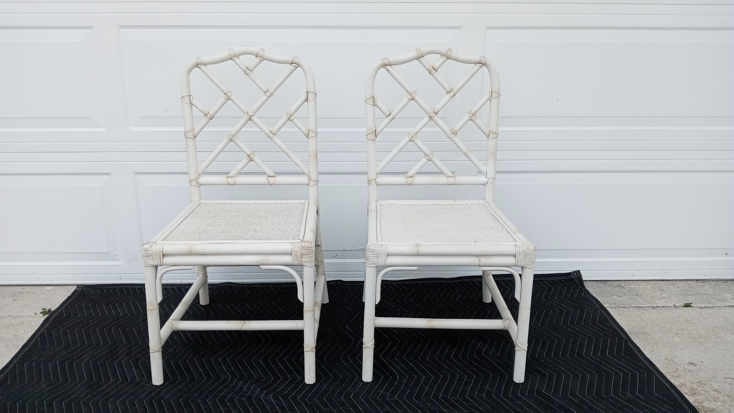 Pair of Chinese Chippendale Ballard Chairs Etsy