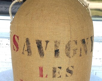 Vintage Savigny Les Beaune Demi - John Burlap Carboy Green Bottle
