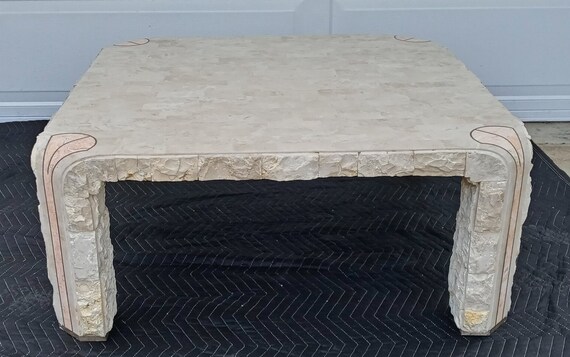 Maitland smith tessellated coffee table deals