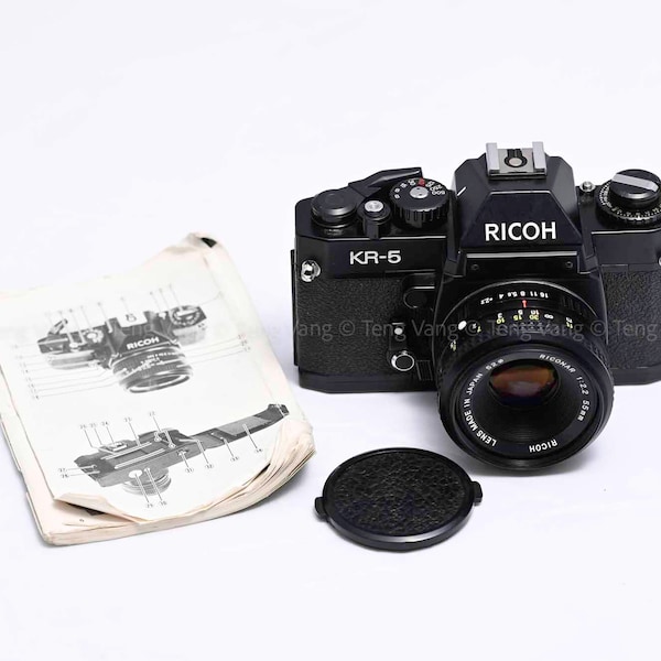 Ricoh KR-5 & Riconar 55mm f2.2 lens - working condition