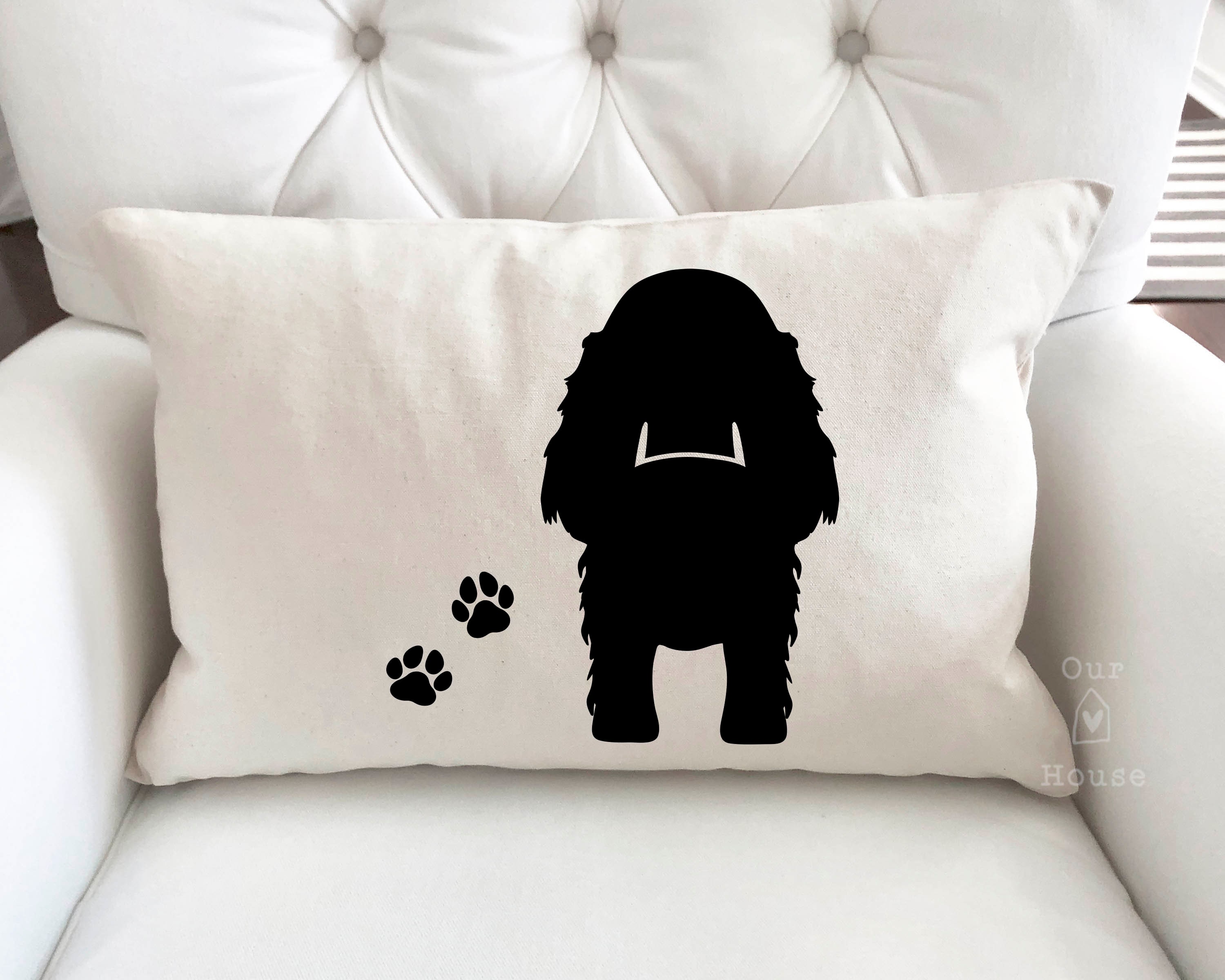 DOG Prints Pillow Cover Dog Lover Pillow Cover Home Decor Etsy