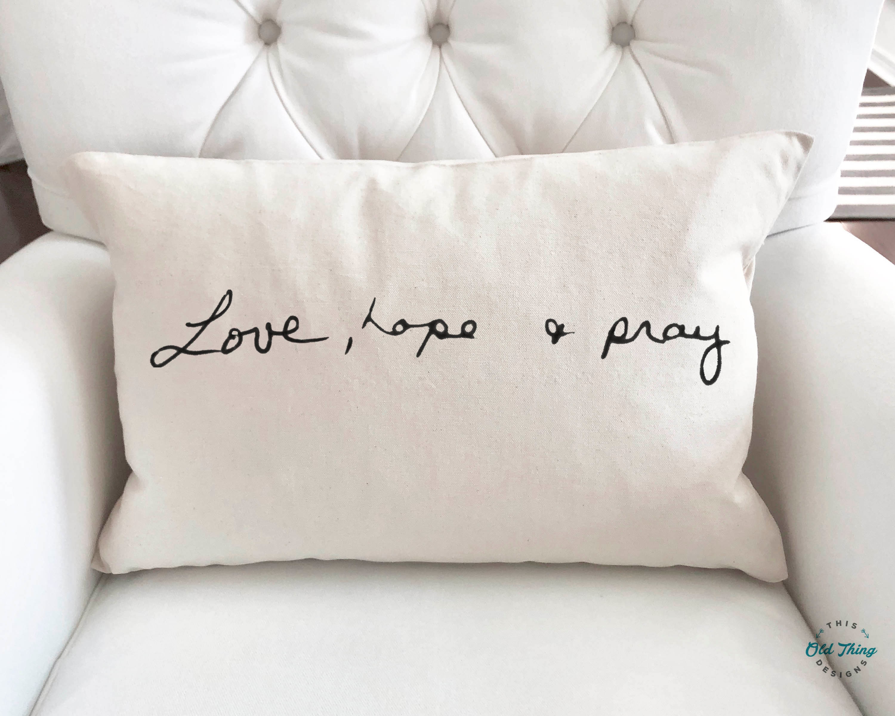 Handwriting Pillow Custom Personalized Square Pillow Cover Etsy