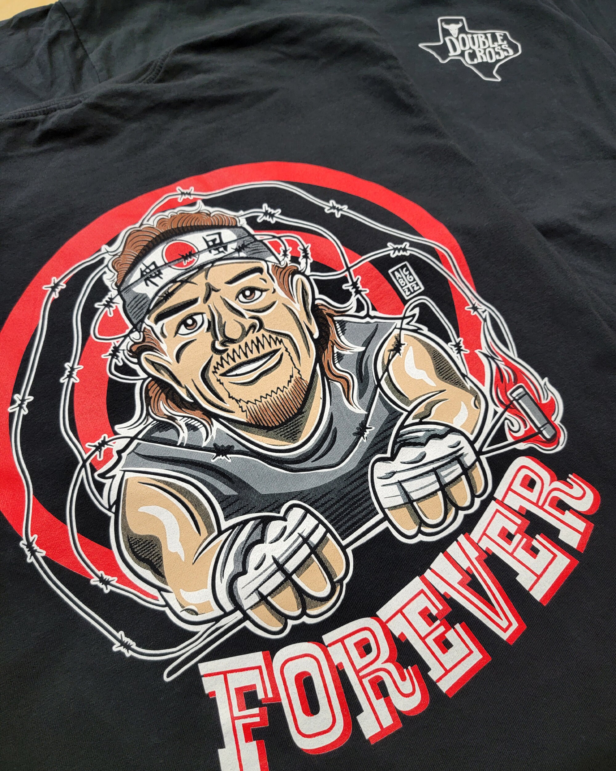 Discover Funker Forever T-Shirt - Cheapo Grosso Blackline Artwork Pro Wrestling Hardcore Punk Terry Funk Ec WW Ric Flair Dusty Rhodes FMW Onita