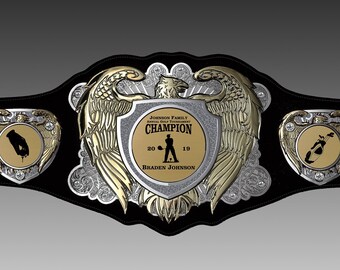 GOLF, Championship Belt, EAGLE Series,  Black Color Only , Award, Personalized, Custom Engraved,  Pro Quality, The Top of the Line!!!!