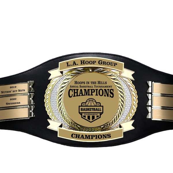 Golf Championship Belt Etsy