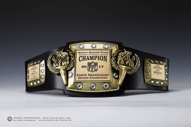 ARM WRESTLING Championship Belt Trophy Award Perpetual Etsy