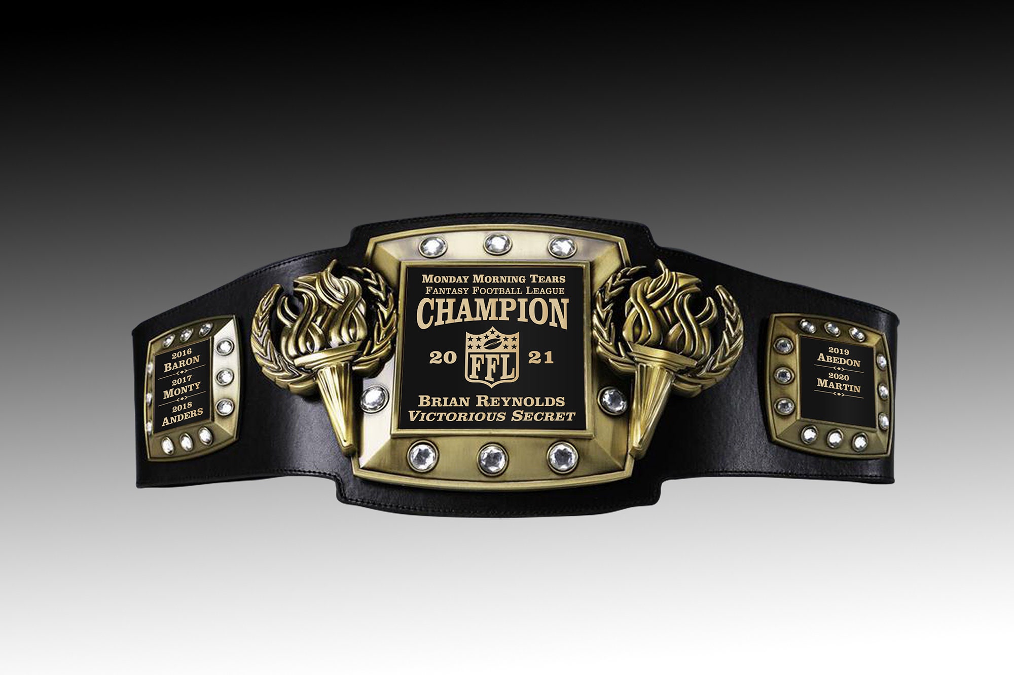 Fantasy football on sale championship belt