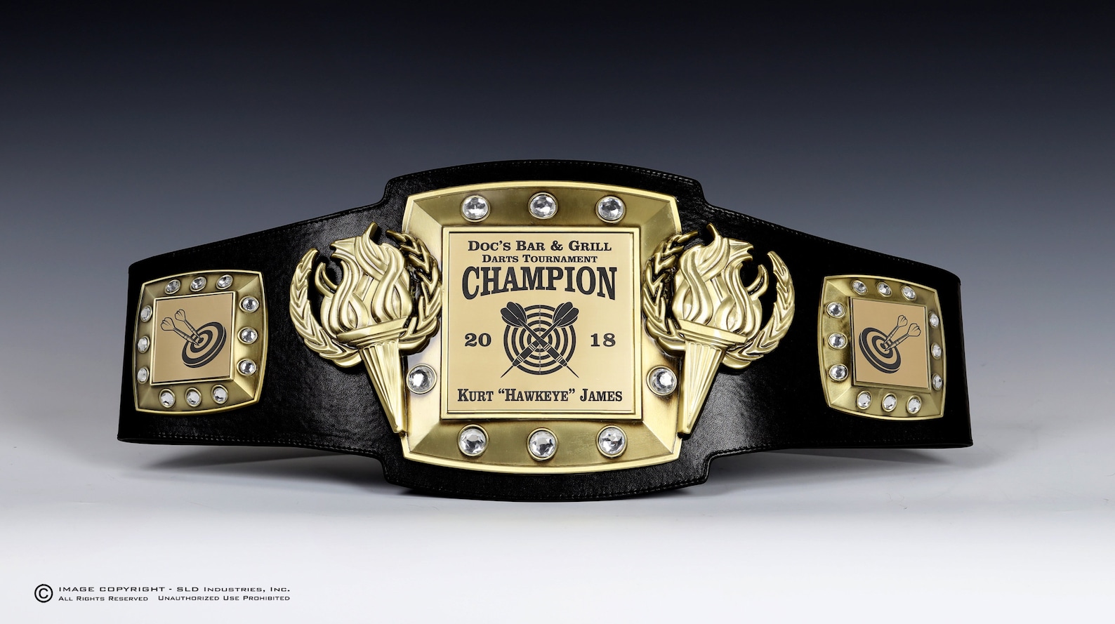 Darts Dart League Championship Belt Trophy Award Etsy