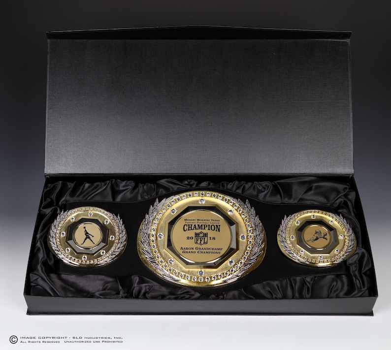 GOLF Championship Belt Trophy Award Personalized This Etsy