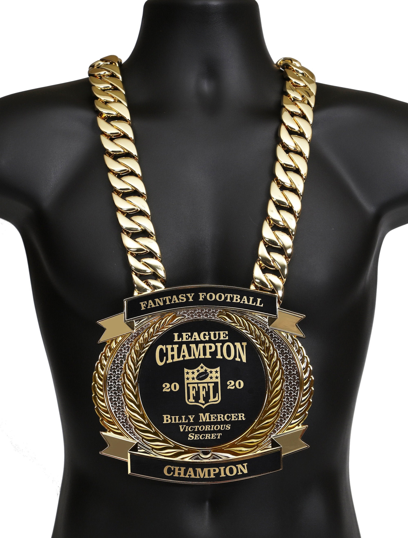 Championship Belt Trophy Award Fantasy Football FFL MVP Etsy