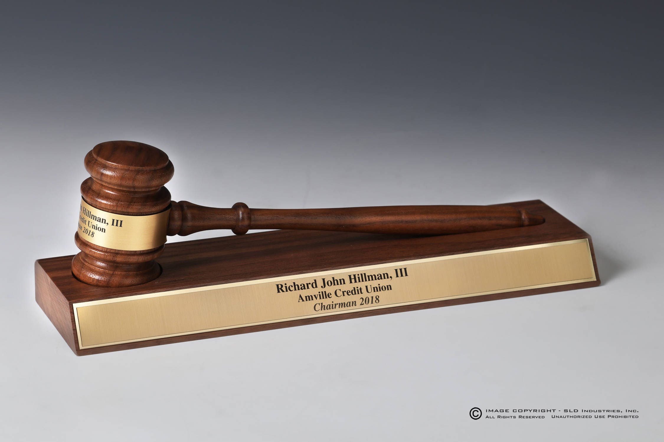 Personalized Engraved Gavel Set with Solid Walnut Presentation Etsy