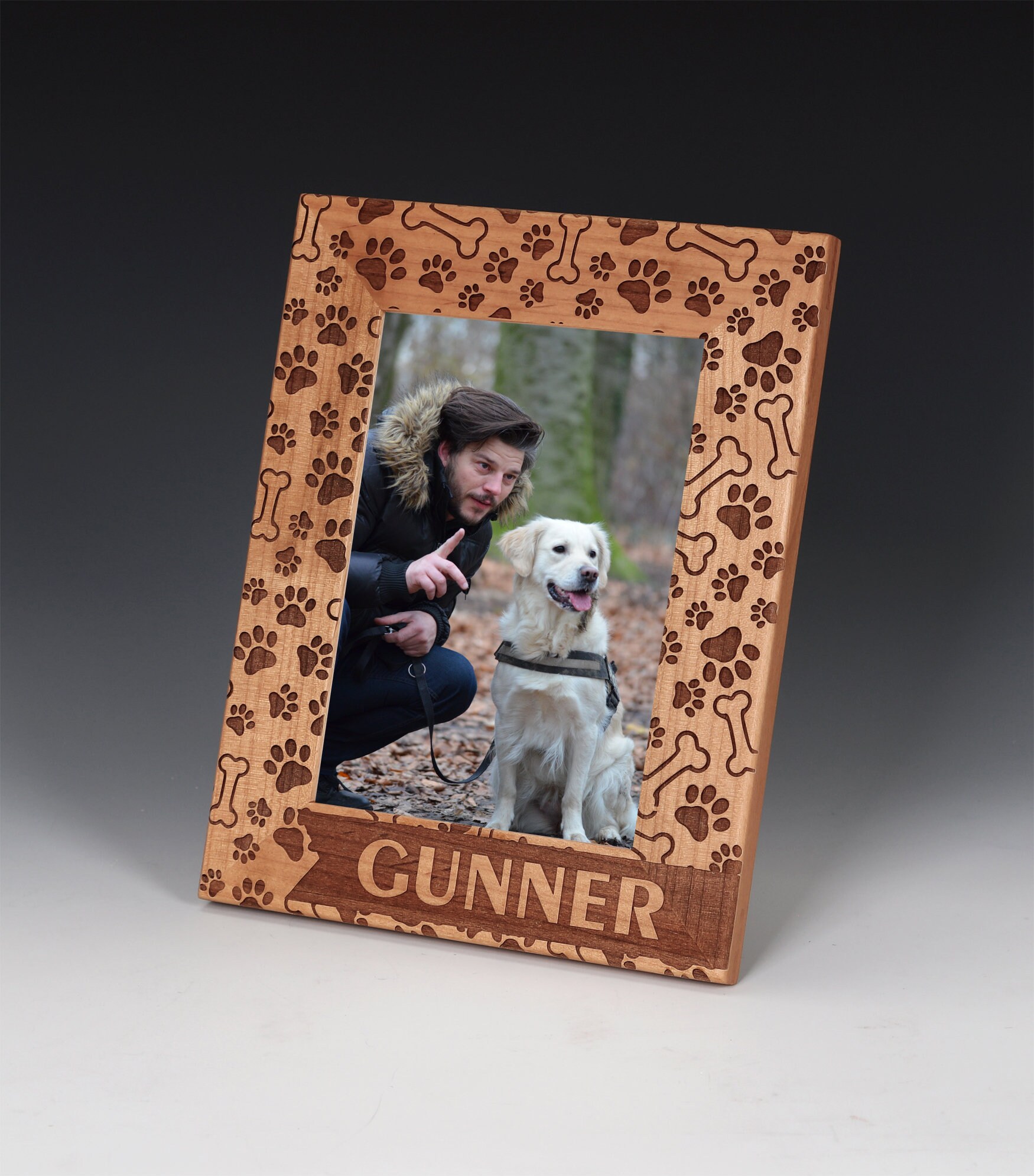 custom dog picture frame