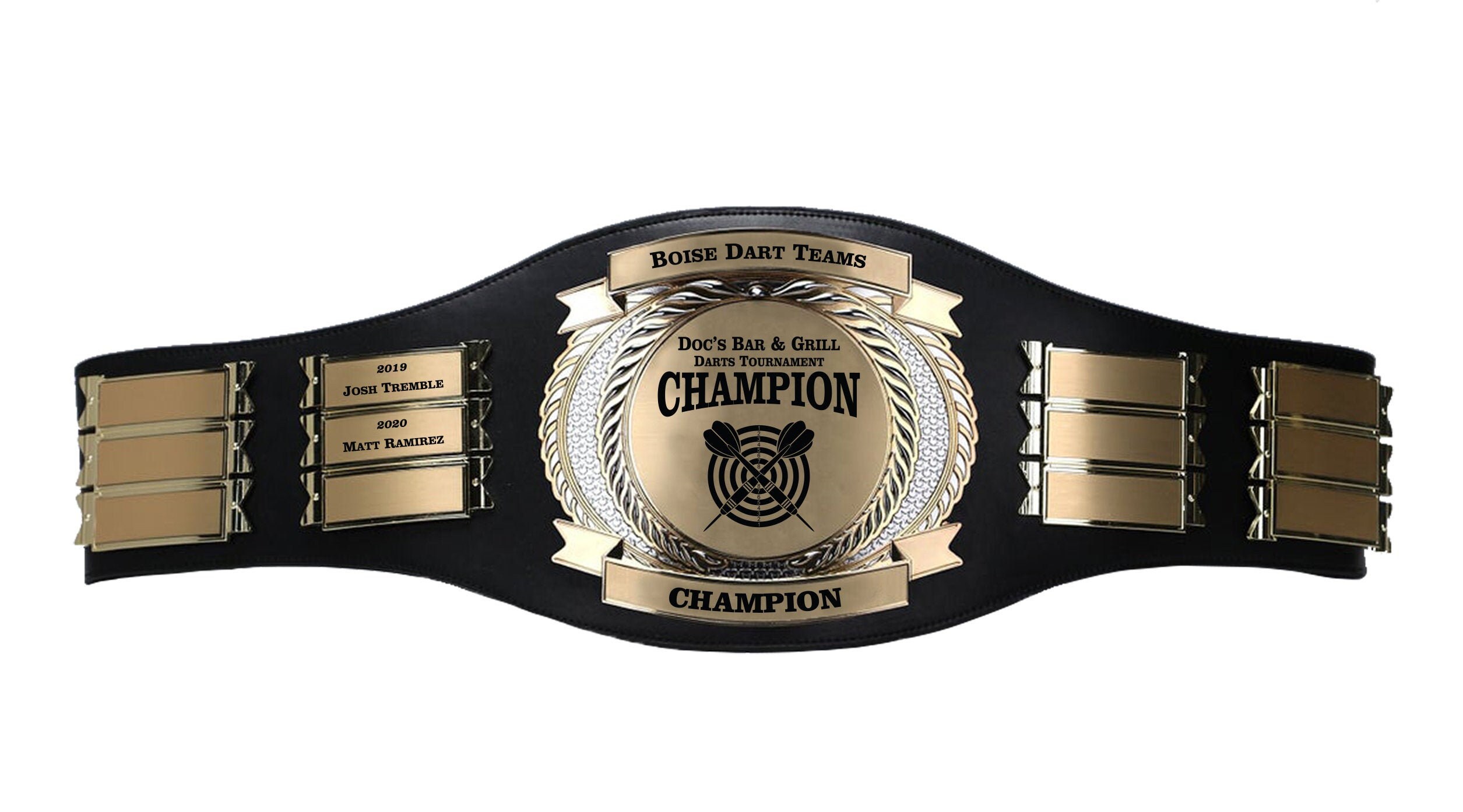 DARTS Perpetual Championship Belt Perpetual Series 12 Year Etsy