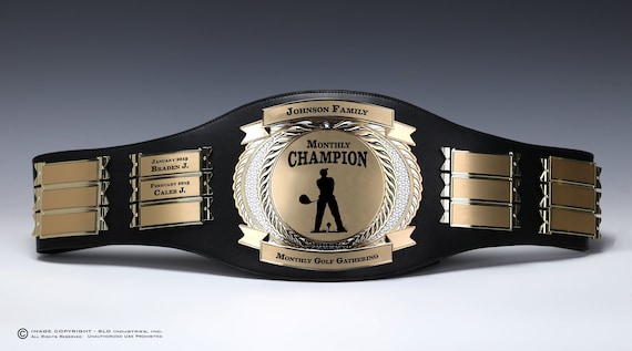 golf championship belt