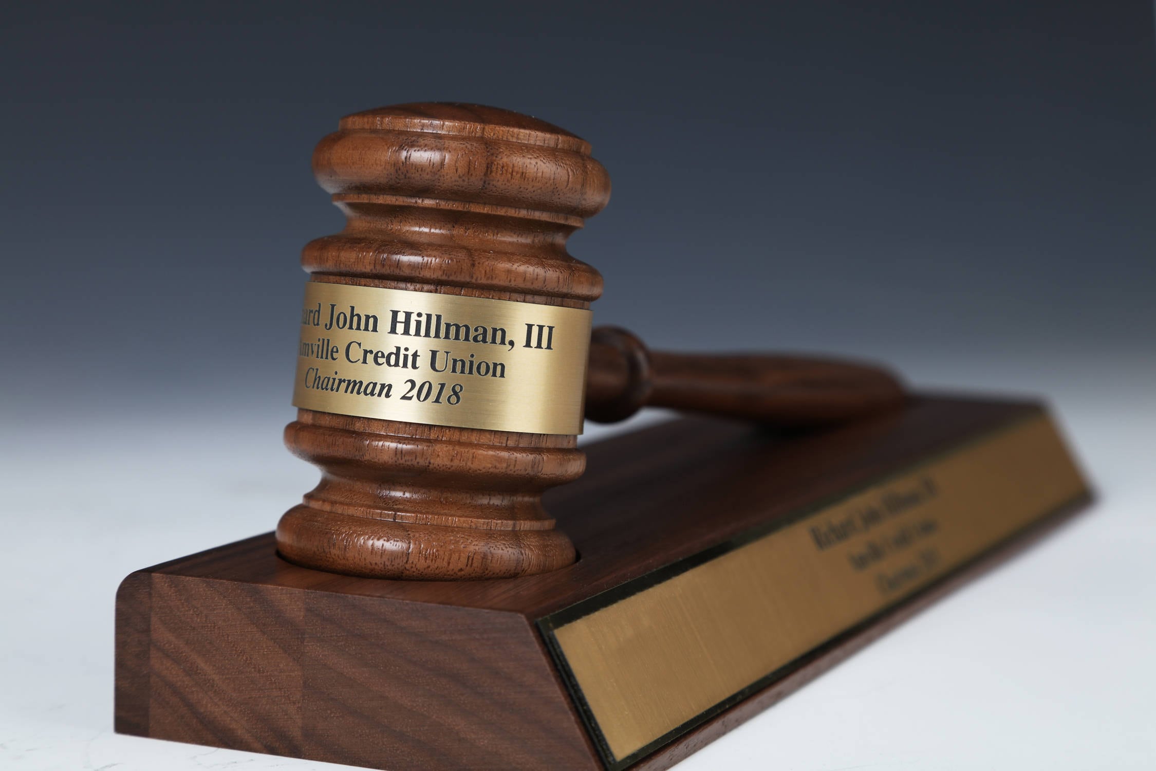 Personalized Engraved Gavel Set With Solid Walnut Presentation Etsy