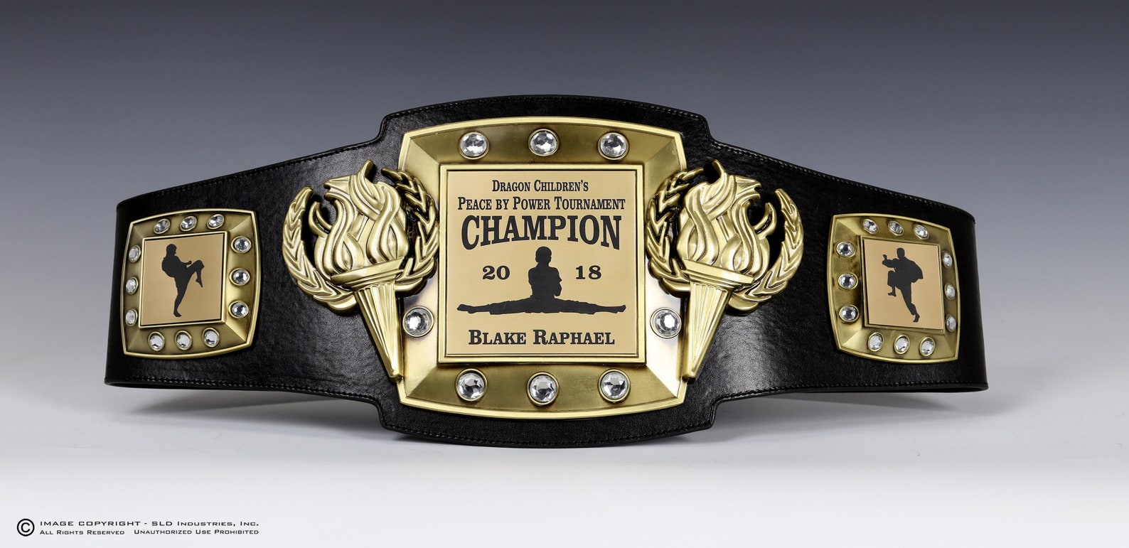 Boxing Championship Belt Trophy Award Perpetual Etsy