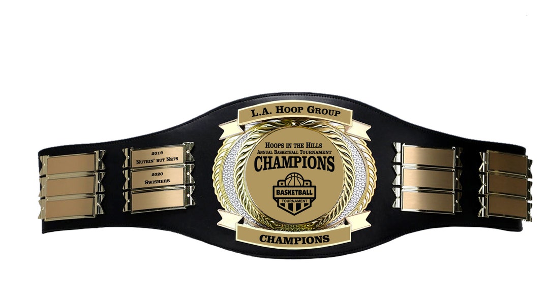 BASKETBALL PERPETUAL, Championship Belt, Perpetual Series, 12 Year, or
