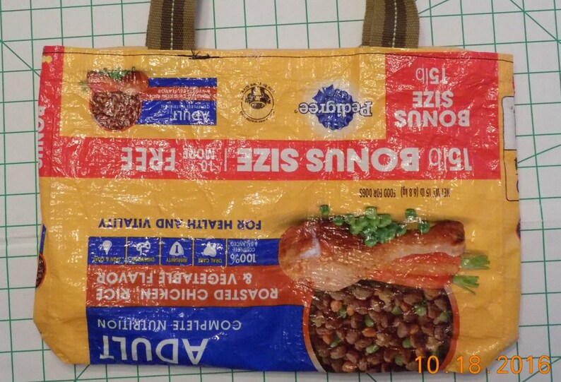 Dog BagTote BagMessenger BagDog ToteDog Feed BagPedigree Dog Food BagREADY TO SHIP