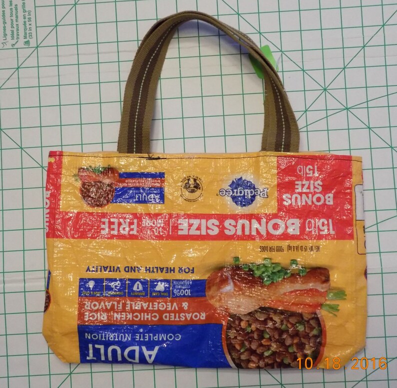 Dog BagTote BagMessenger BagDog ToteDog Feed BagPedigree Dog Food BagREADY TO SHIP