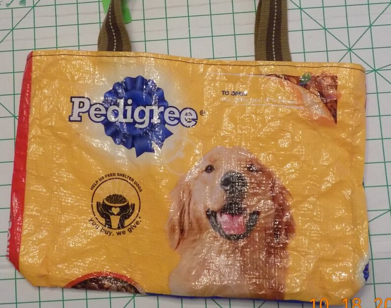 Dog BagTote BagMessenger BagDog ToteDog Feed BagPedigree Dog Food BagREADY TO SHIP