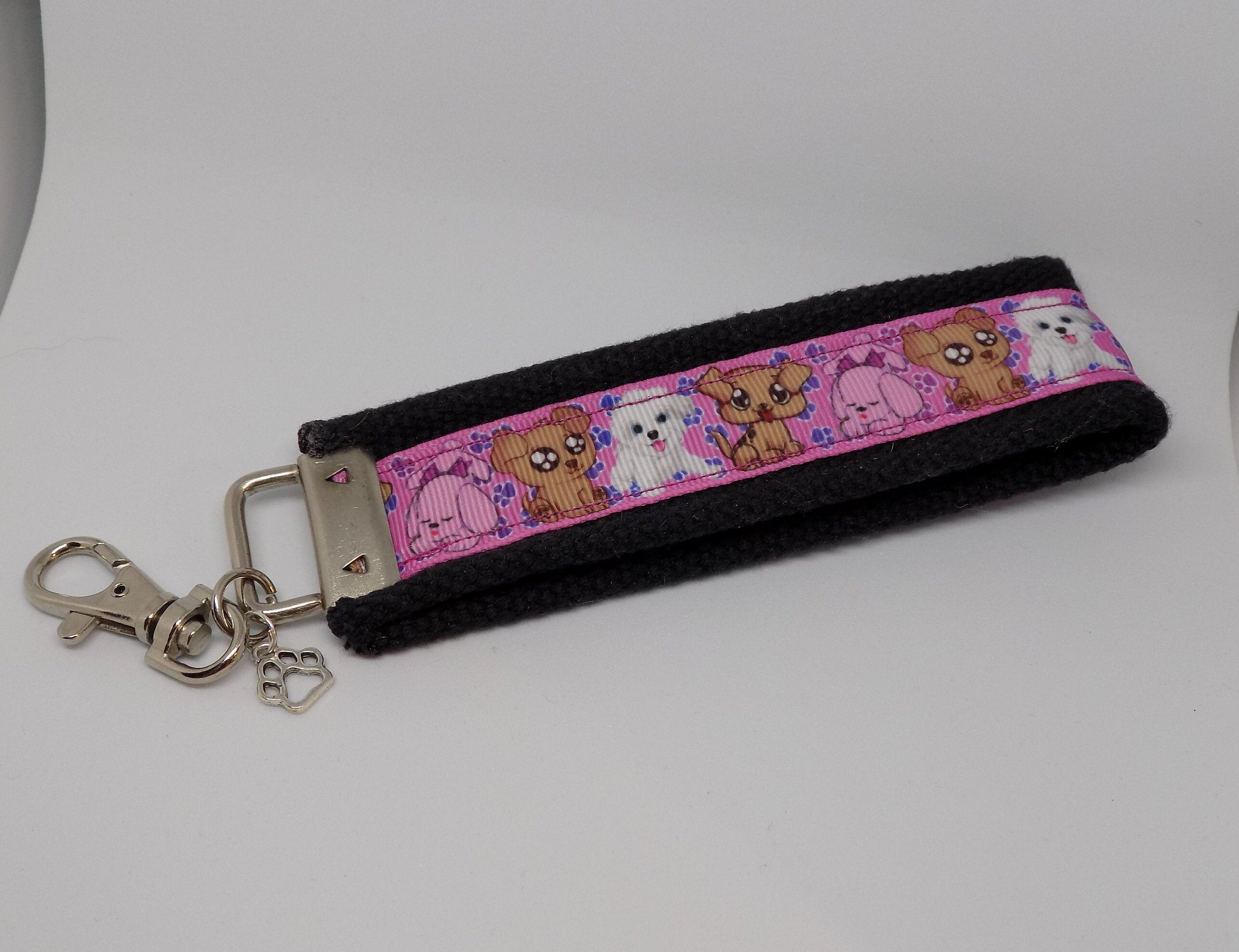 Llave de perro Fob//Llave Fob Wristlet//Key Lanyard//Dog Key Etsy