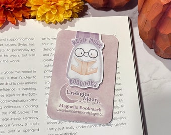 Bookmarks - Magnetic Bookmark - Book Accessory - Gift for Readers - Page Marker - Page Holder - Boo Basket - Ghost Magnetic Bookmark