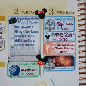 Disney Stickers / Planner Stickers / Sticker kit / Erin Condren / Passion Planner Stickers / Happy Planner image 10