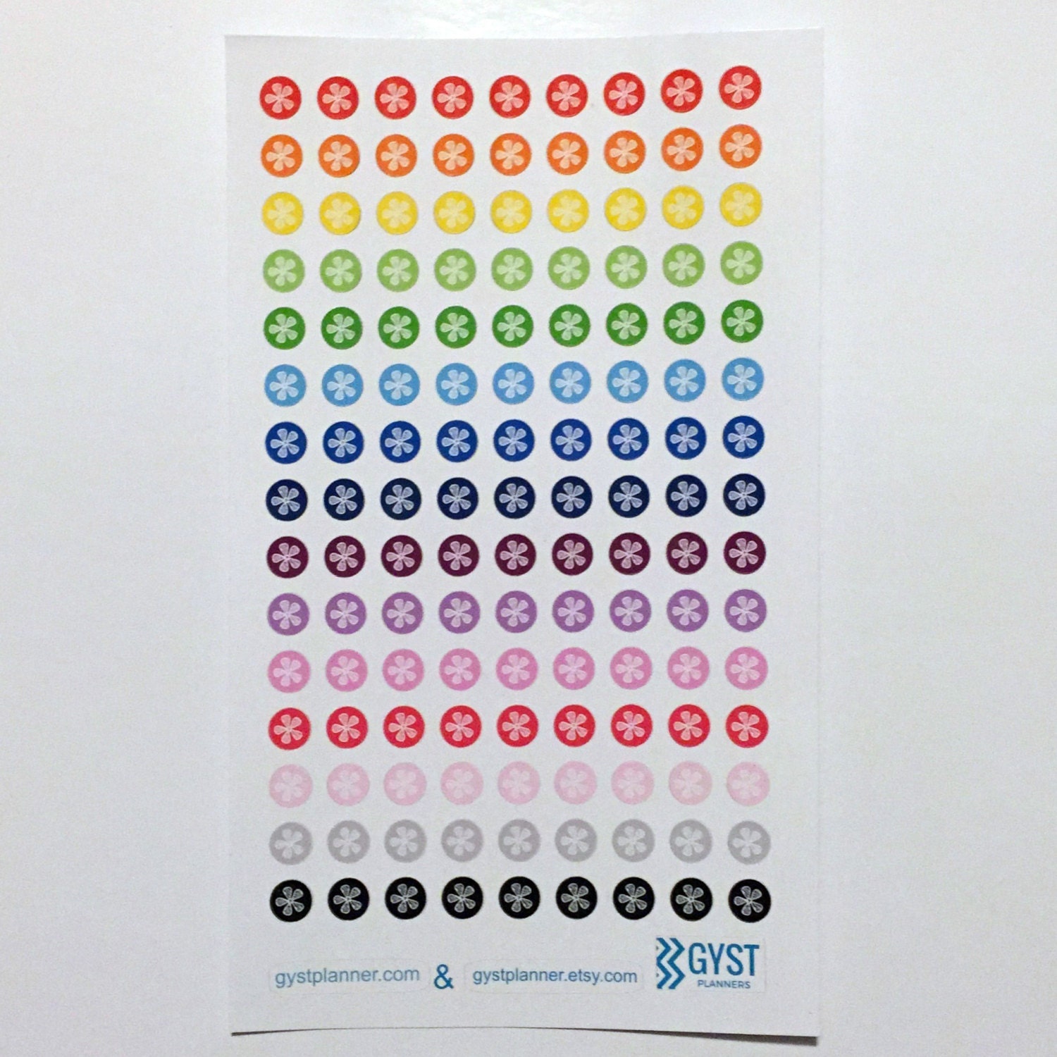Bullet Stickers / Fits Erin Condren Happy Planner & More / - Etsy