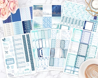 Sticker Kit / Winter Stickers / Snow Sticker Stickers / Passion Planner / Erin Condren Planner / Happy Planner / Life Planner