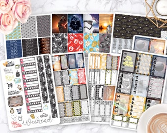 Sticker Kit / Star Wars Stickers / Planner Stickers / Erin Condren / Happy Planner / Life Planner / Weekly Spread / Passion Planner