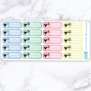 Disney Stickers / Planner Stickers / Sticker kit / Erin Condren / Passion Planner Stickers / Happy Planner image 3