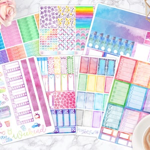 Sticker Kit / Watercolor Stickers Planner Stickers Passion Planner / Erin Condren Planner / Happy Planner / Life Planner image 1