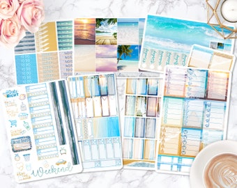 Sticker Kit / Beach Stickers  / Planner Stickers / Erin Condren / Happy Planner / Life Planner / Weekly Spread / Passion Planner