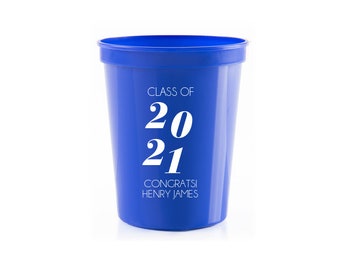 Custom 2024 Graduation Party Cups, Law School Medical School Graduation Decorations, Graduation Party Favors